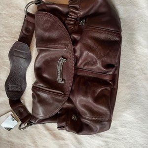 BMakowsky Prague Messenger Handbag in Brandy